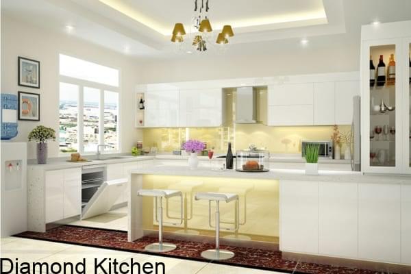 Đặc điểm của tủ bếp không tay nắm