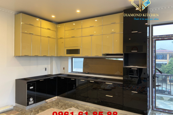 Thiết kế tủ bếp sát trần cho gian bếp nhỏ hẹp - lựa chọn thông minh Thiết kế tủ bếp sát trần cho gian bếp nhỏ hẹp - lựa chọn thông minh
