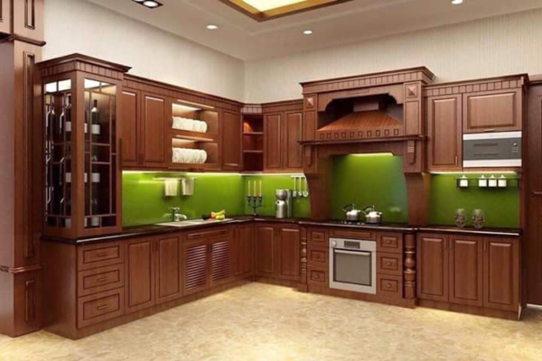 Đặc điểm của tủ bếp gỗ xoan đào Đặc điểm của tủ bếp gỗ xoan đào