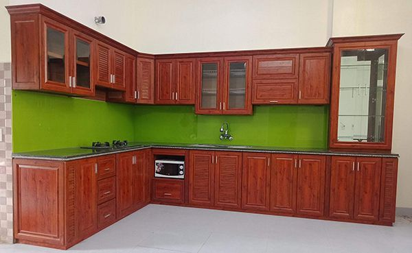 Mẫu tủ bếp nhôm kính – xu hướng nội thất bếp năm 2021 Mẫu tủ bếp nhôm kính – xu hướng nội thất bếp năm 2021