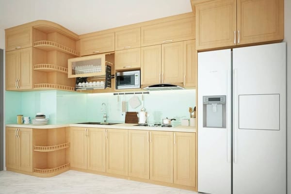 Đặc điểm của tủ bếp gỗ sồi Nga Đặc điểm của tủ bếp gỗ sồi Nga